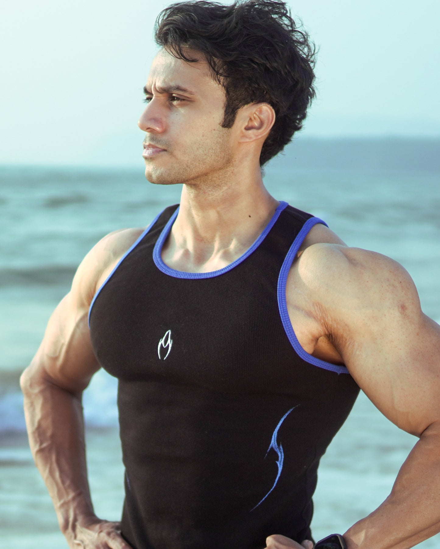 EL \\ Aqua Ribbed Vest